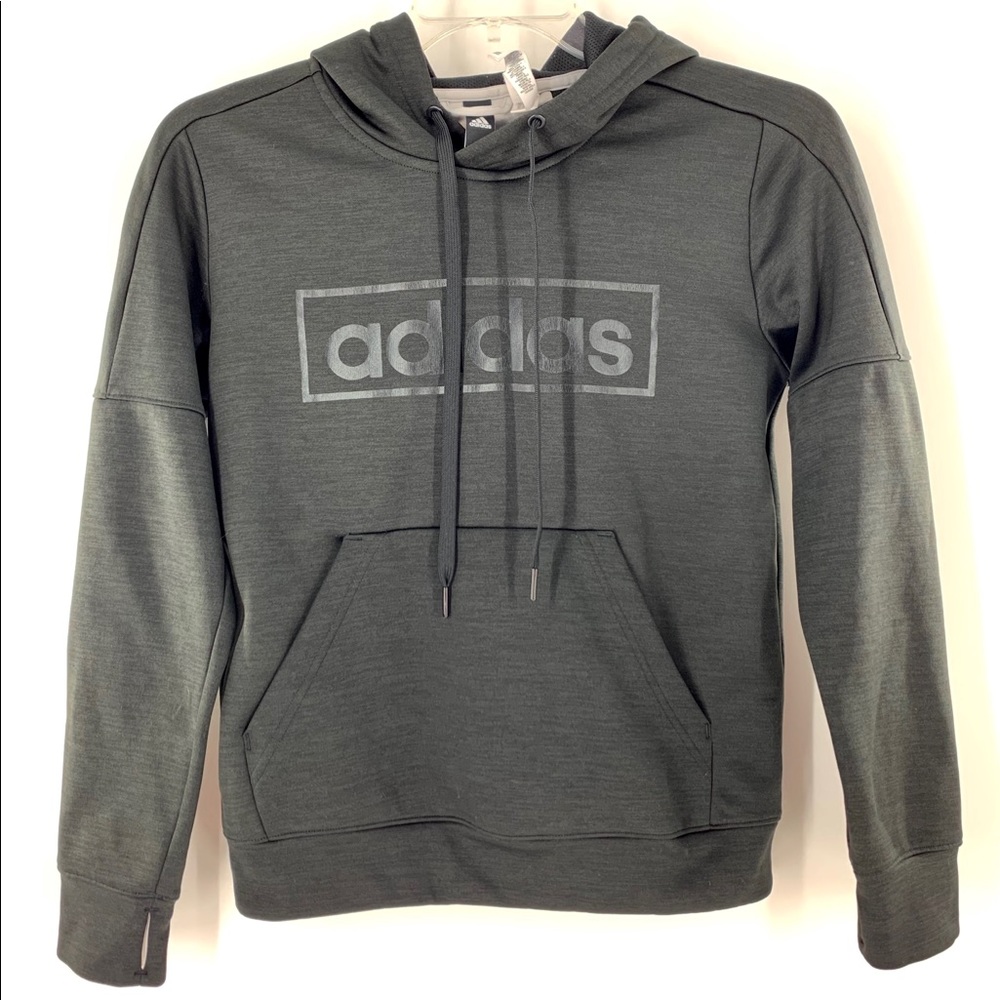 Adidas black pullover hoodie